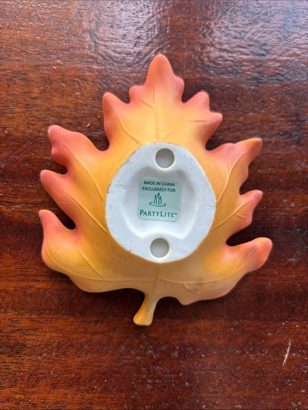 Partylite Whispering Leaves Trio Tealight Holder - Set of 3